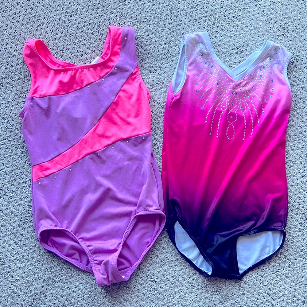 EUC Dance Gymnastics Leotard Bundle (2 pieces included!)